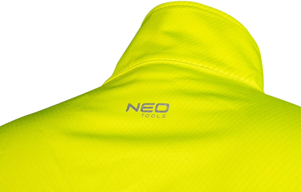 Neo Tools Aukštos matomumo softshell darbo striukė, geltona, XL dydis