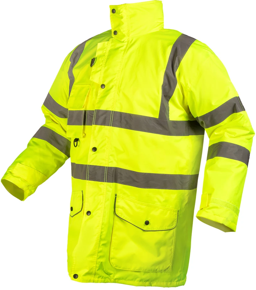 Neo Tools Striukė Gerai matoma 5 viename darbo striukė, izoliuota, geltona, S dydis