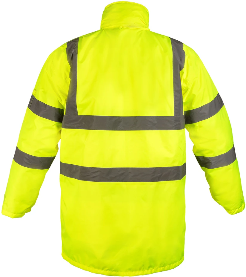 Neo Tools Striukė Gerai matoma 5 viename darbo striukė, izoliuota, geltona, M dydis