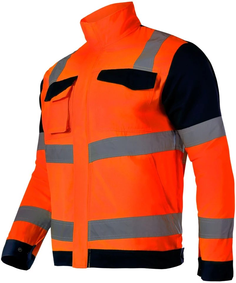 Lahti Pro Striukė Įspėjamoji liemenė oranžinė „premium“, „3xl“, ce, Lahti
