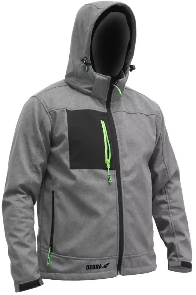 Dedra Softshell striuke su gaubtu dydis S 96poliesteris 4elastano