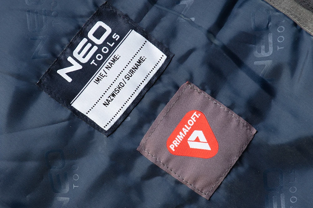 Neo Tools Striukė Striukė su 8000 PREMIUM membrana, PrimaLoft pašiltinimu, S dydis
