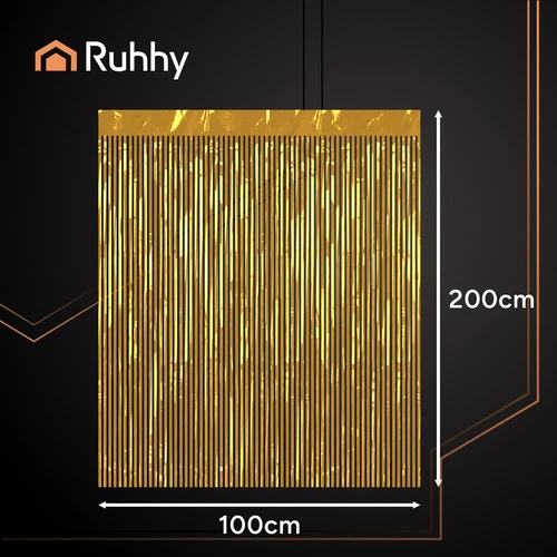 Decorative curtain 2x1m auksinis Ruhhy 26173