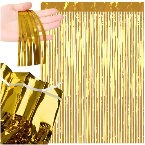 Decorative curtain 2x1m auksinis Ruhhy 26173
