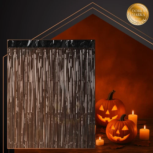 Decorative curtain 2x1m juodas Ruhhy 26172