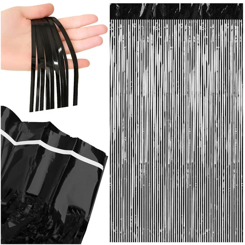 Decorative curtain 2x1m juodas Ruhhy 26172