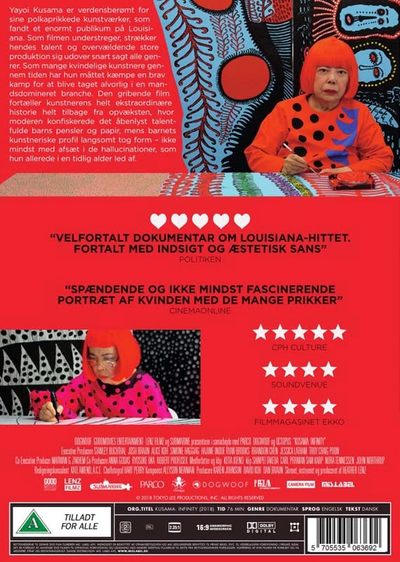 Kusama – Yayoi Kusamos gyvenimas ir menas