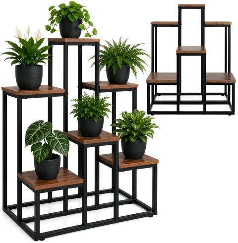 Pastatomas gėlių stovas 67 cm - 6 lentynos Gardlov