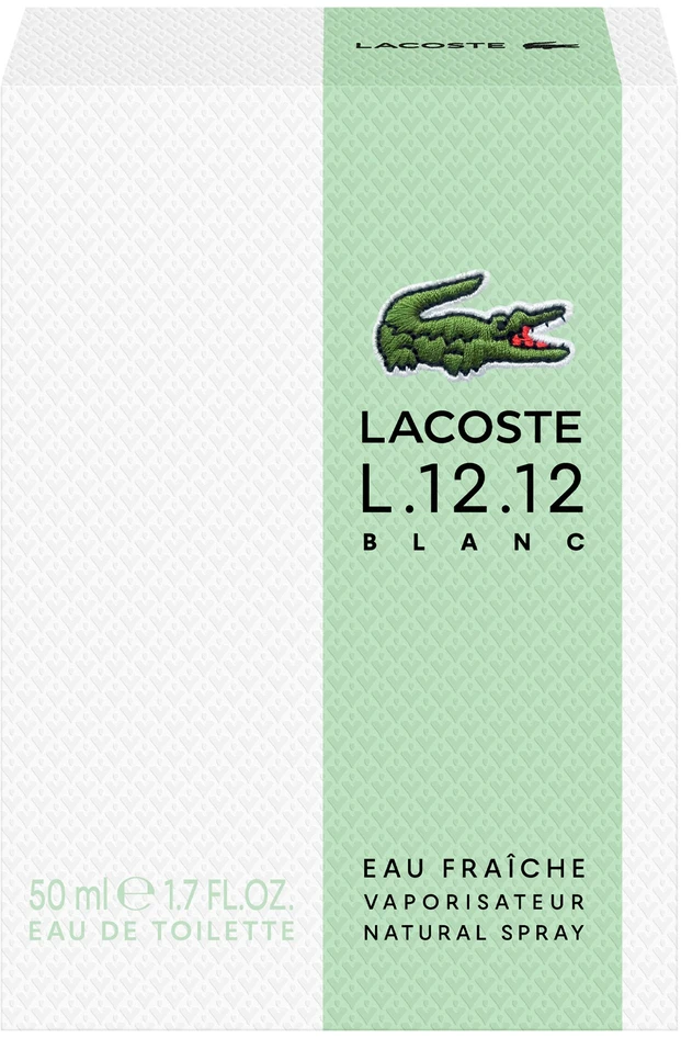 Lacoste L.12.12 Blanc Eau Fraiche EDT tualetinis vanduo For Him EDT tualetinis vanduo vyrams, 50 ml