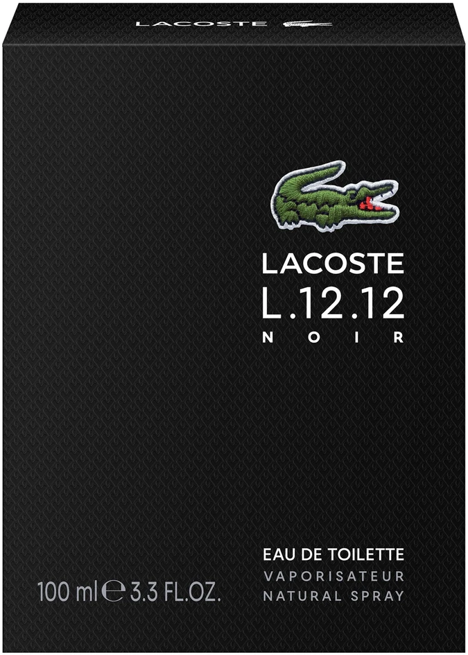 Lacoste Eau de Lacoste L.12.12. Noir EDT tualetinis vanduo vyrams, 100 ml