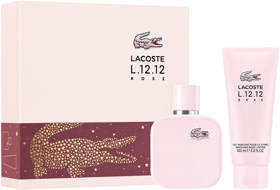 Lacoste - L.12.12 Rose rinkinys - 50ml EDP + 100ml BL