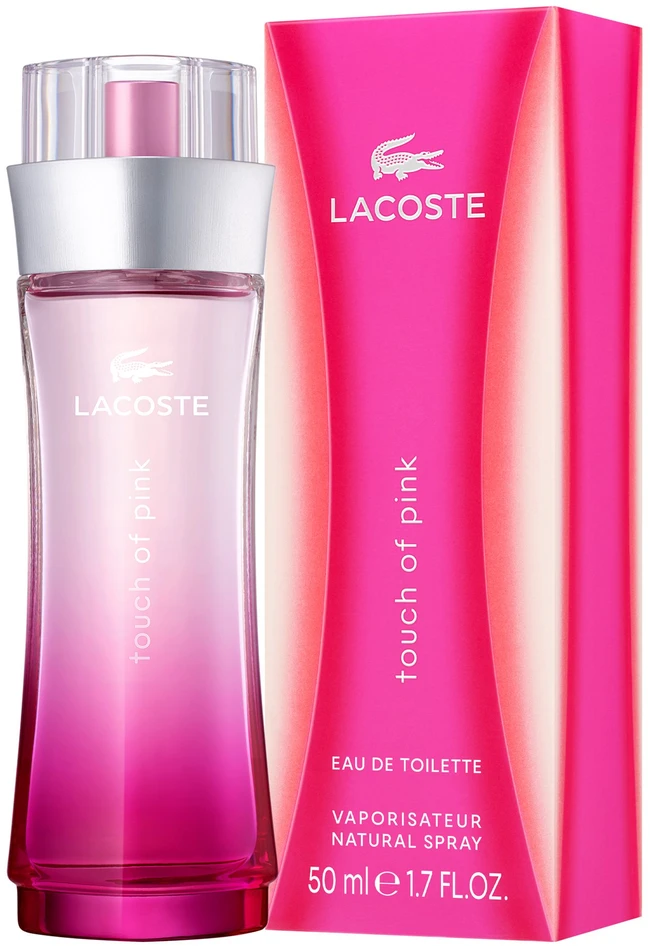 Lacoste Touch Of Rožinė EDT tualetinis vanduo unisex, 50 ml