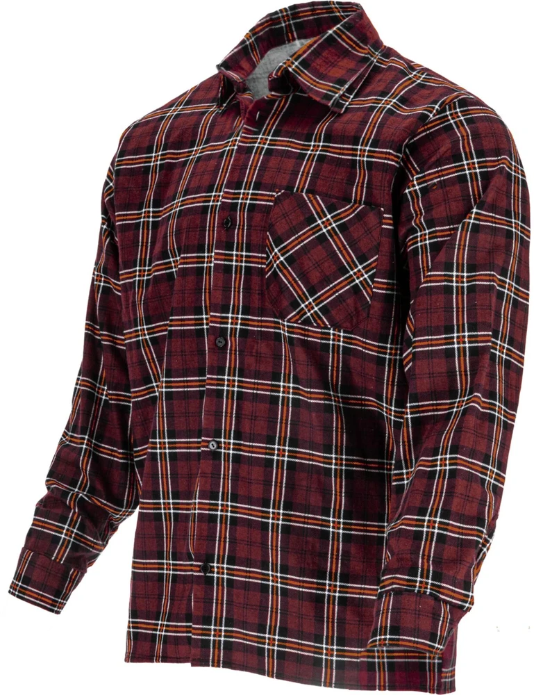 Koszula Burgundiško vyno languoti flaneliniai marškiniai, 170 g/m2, "L", ce, lahti