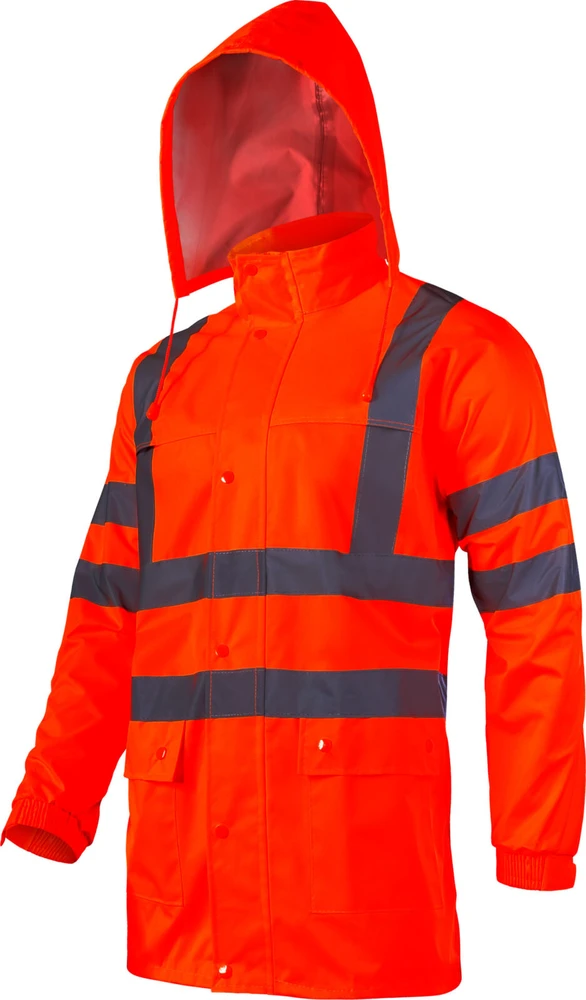 Lahti Pro Striukė Įspėjamasis lietaus striukė, oranžinė, „m“, ce, Lahti