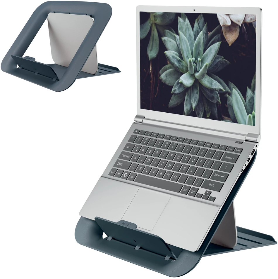 Leitz Ergo Cosy Adjustable Nešiojamas kompiuteris Stand, 80% recycled plastikas