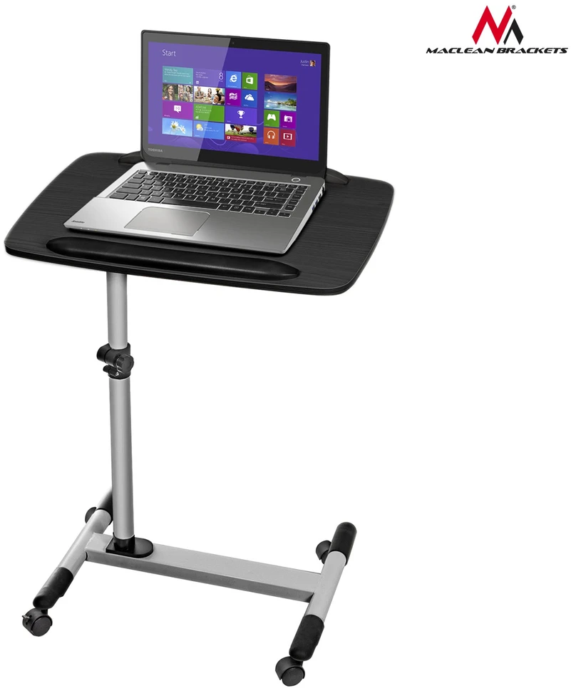 Maclean MC-671 Universal Portable Adjustable Nešiojamas kompiuteris Projektorius Desk Trolley Table