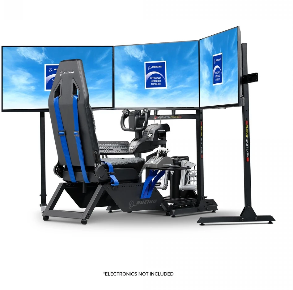 „Next Level Racing“ komercinio „Boeing“ skrydžio simuliatorius | „Mėlyna“ apžvalga
