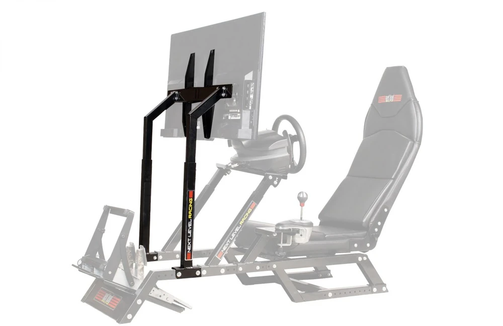Laikiklis „Next Level Racing F-GT Monitorius“ stovas | Tvirtinimo komponentai | Aukštis, pakreipimas | 27–65 " | Maksimalus svoris (talpa) 60 kg