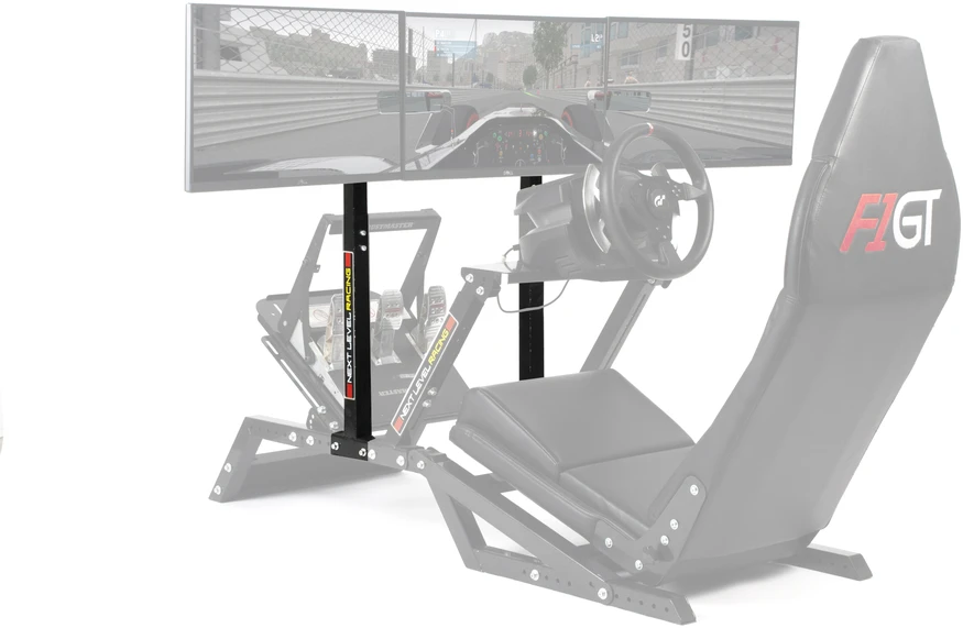 Laikiklis „Next Level Racing F-GT Monitorius“ stovas | Tvirtinimo komponentai | Aukštis, pakreipimas | 27–65 " | Maksimalus svoris (talpa) 60 kg