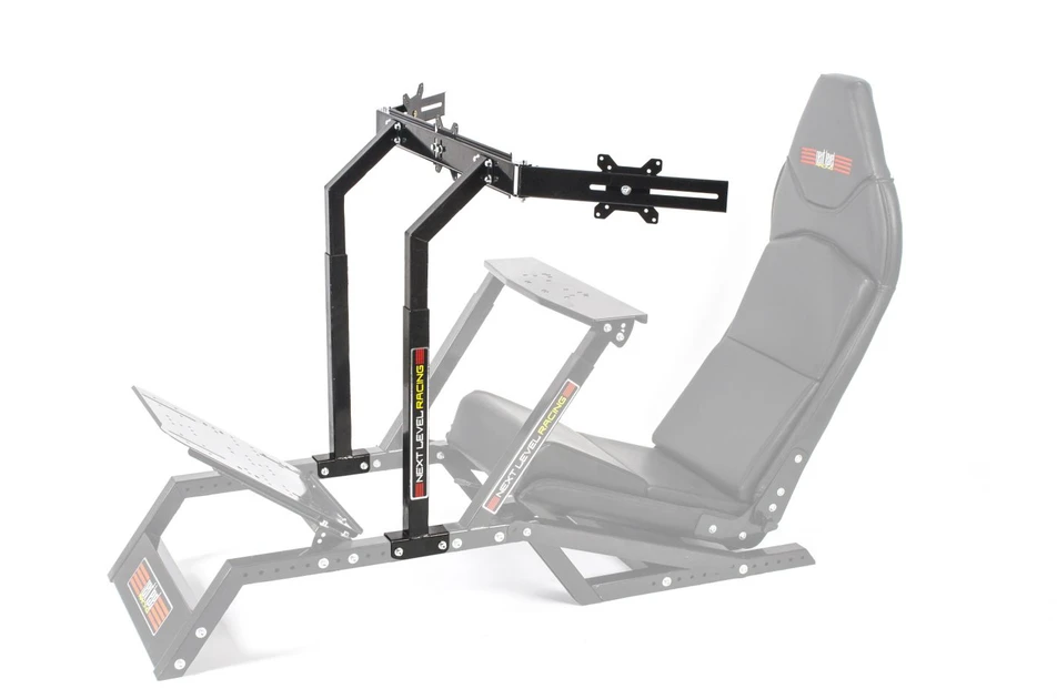Laikiklis „Next Level Racing F-GT Monitorius“ stovas | Tvirtinimo komponentai | Aukštis, pakreipimas | 27–65 " | Maksimalus svoris (talpa) 60 kg