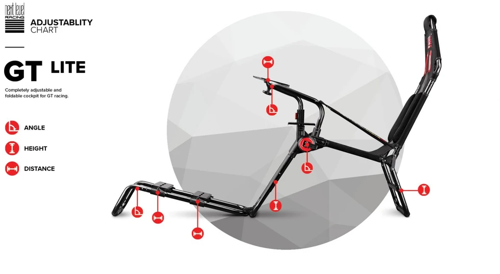Next Level Racing GT Lite simuliatoriaus rėmas
