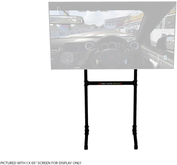 Laikiklis Next Level Racing Grindų stovas | Mobilumas | Laisvai pastatomas vieno monitoriaus stovas | 24–85"