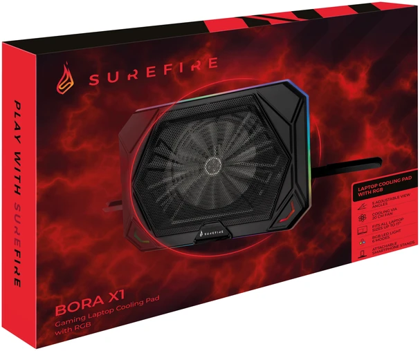 SUREFIRE - Bora X1 žaidimų aušinimo kilimėlis RGB