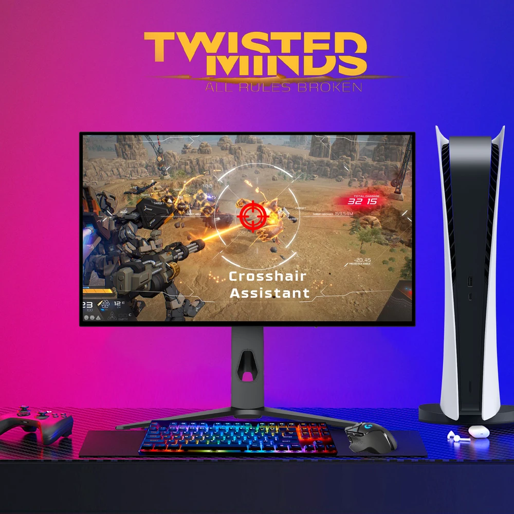 „Twisted Minds“ – 27 colių „Prestige X“ serijos OLED QHD 240 Hz, IPS, 0,3 MS, HDMI 2.1 žaidimų monitorius – TM27OLD2K240