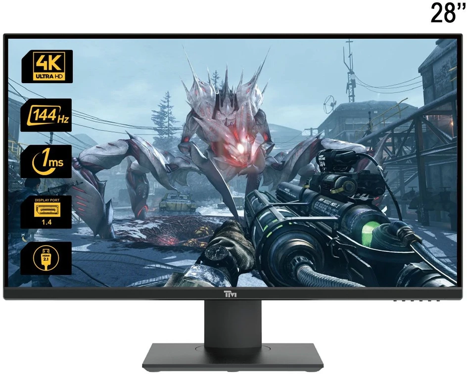 „Twisted Minds“ – UHD 28 colių 144 Hz 1 ms IPS žaidimų monitorius TM28EUI