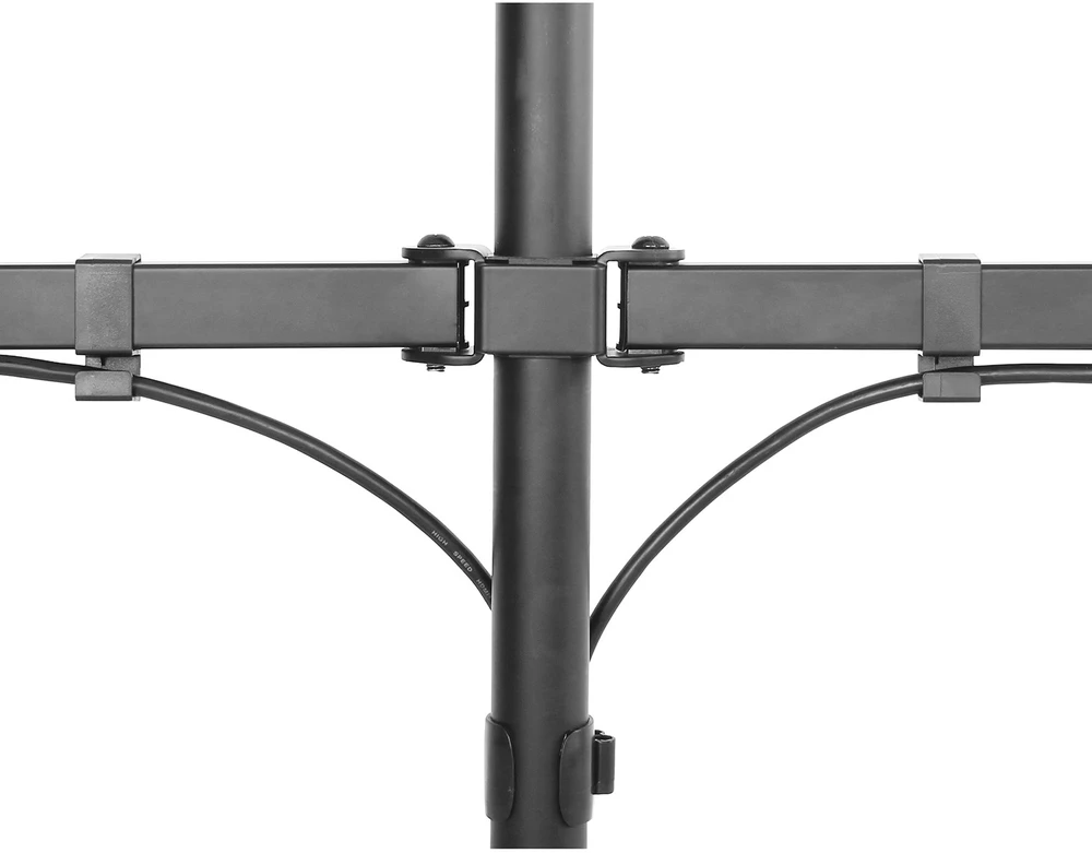 Uchwyt „Maclean“ stalo laikiklis 2 LCD monitoriams, 17–32 colio, 2 x 8kg, MC-884