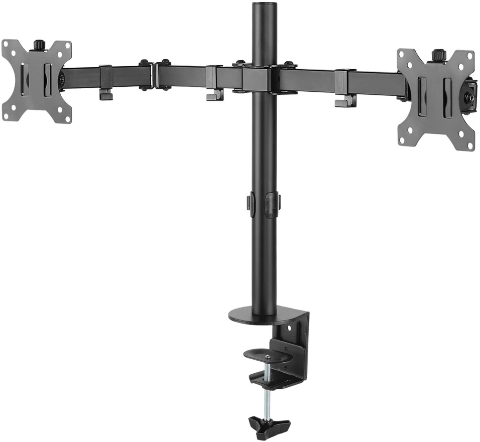 Uchwyt „Maclean“ stalo laikiklis 2 LCD monitoriams, 17–32 colio, 2 x 8kg, MC-884
