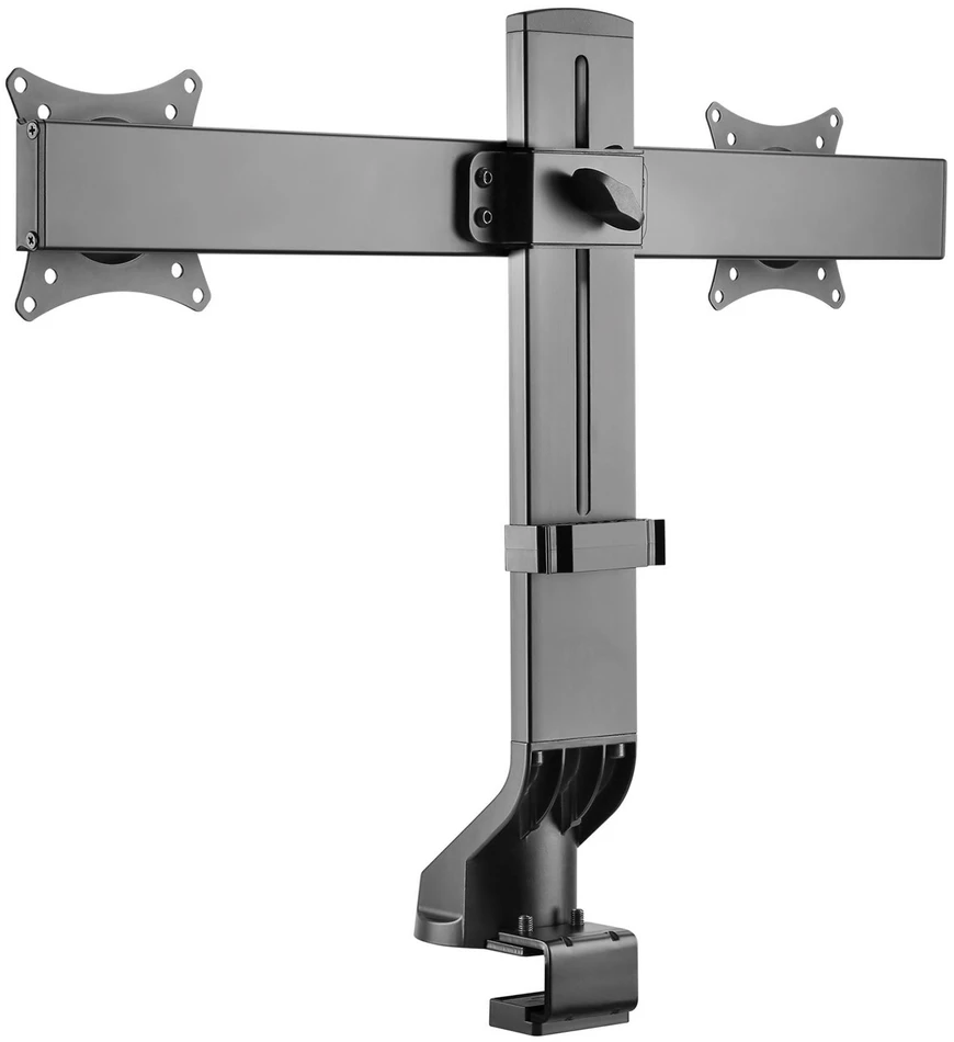 Uchwyt „Maclean“ dviejų monitorių stalo laikiklis, VESA 75x75 100x100, 17"-27", maks. 14 kg, MC-854