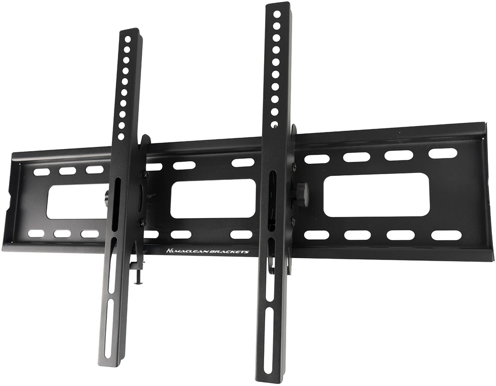 Maclean TV MC-421 sieninis laikiklis 32"-90" VESA 600x400 80kg pakreiptas universalus reguliuojamas gulsčiukas priedai Plokščias plonas