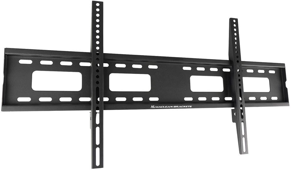 Maclean TV MC-420 sieninis laikiklis 43"-120" VESA 800x400 120kg Universalus reguliuojamas gulsčiukas Priedai Plokščias, sunkiasvoris