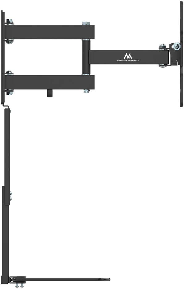 Laikiklis TV laikiklis/pakabukas su lentyna Maclean, vesa 200x200, 23"-43", 25kg, MC-771A