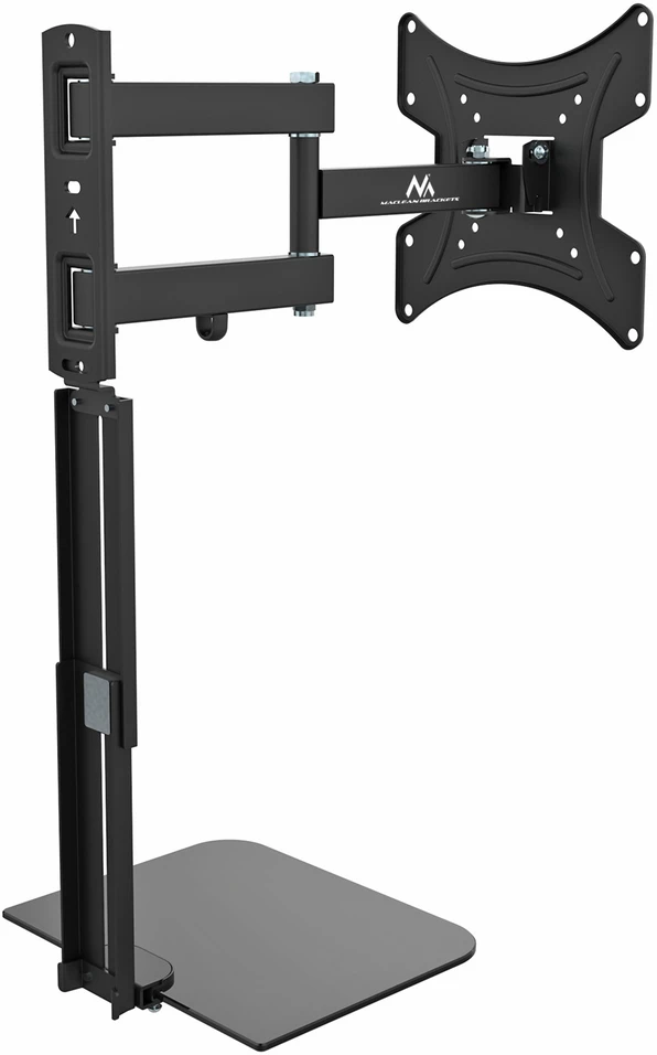 Laikiklis TV laikiklis/pakabukas su lentyna Maclean, vesa 200x200, 23"-43", 25kg, MC-771A