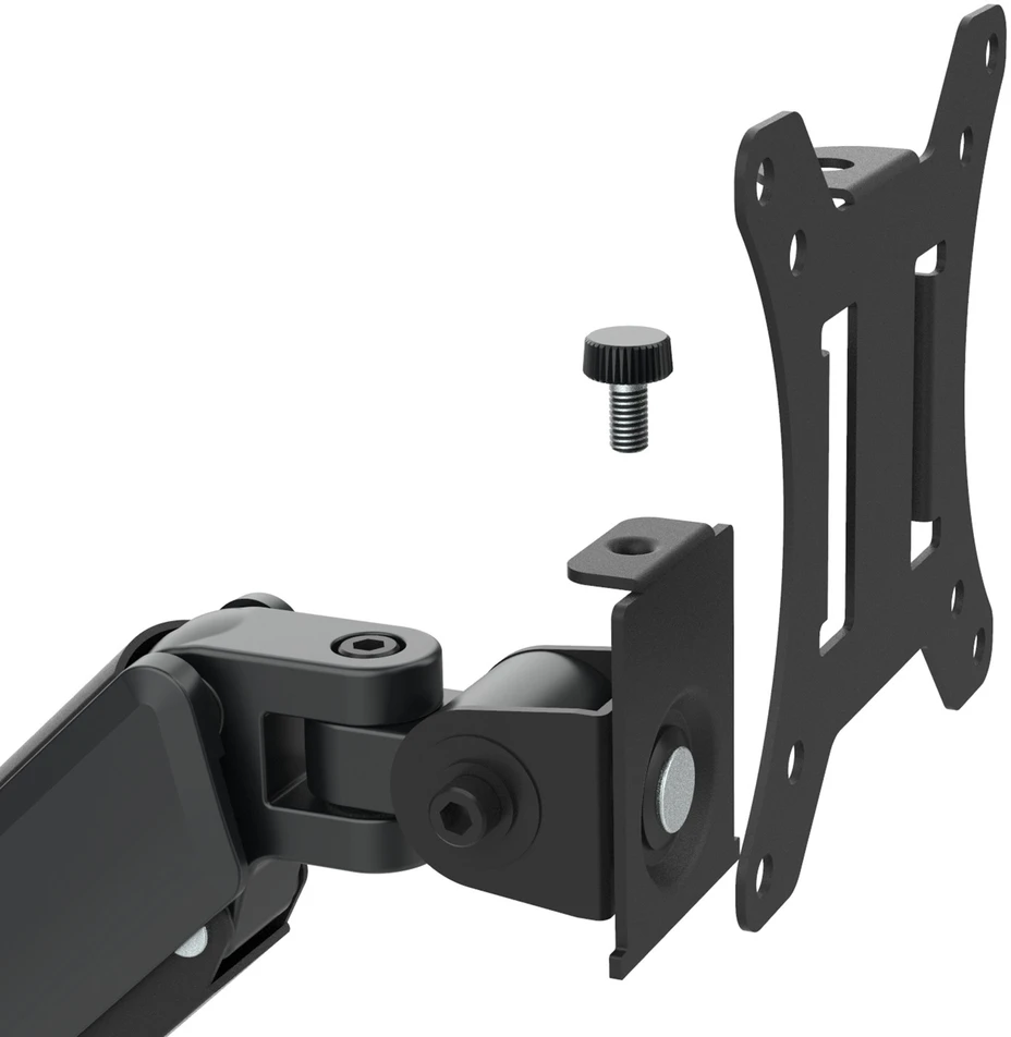 Laikiklis Maclean 3 monitorius mount, gas spring, 17"-27", 2-8kg, juodas, MC-137
