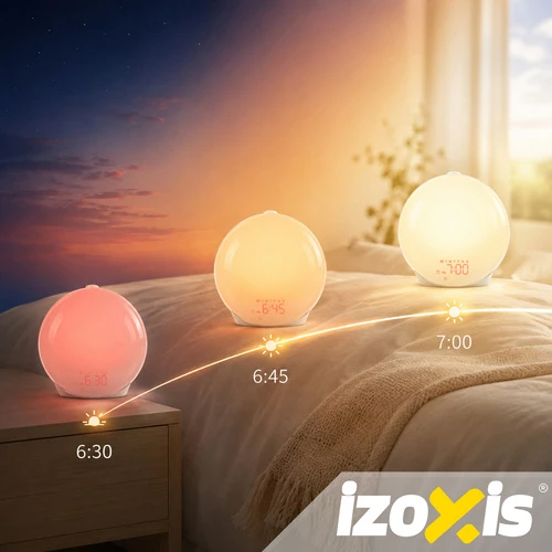 Sunrise simulator clock - Izoxis alarm clock