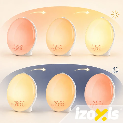 Sunrise simulator clock - Izoxis alarm clock
