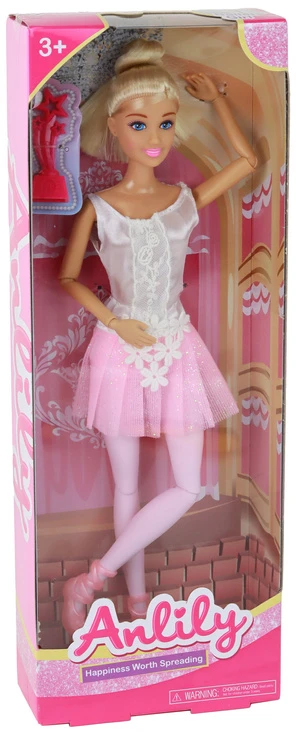 Lean Toys Lėlė Anlily balerina, 30x7x5 cm, 2 d.