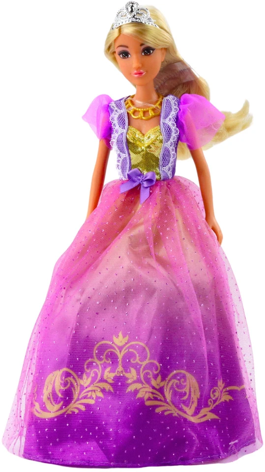 Lean Toys Lėlė Anlily su Spinta ir Priedais, 24 vnt.