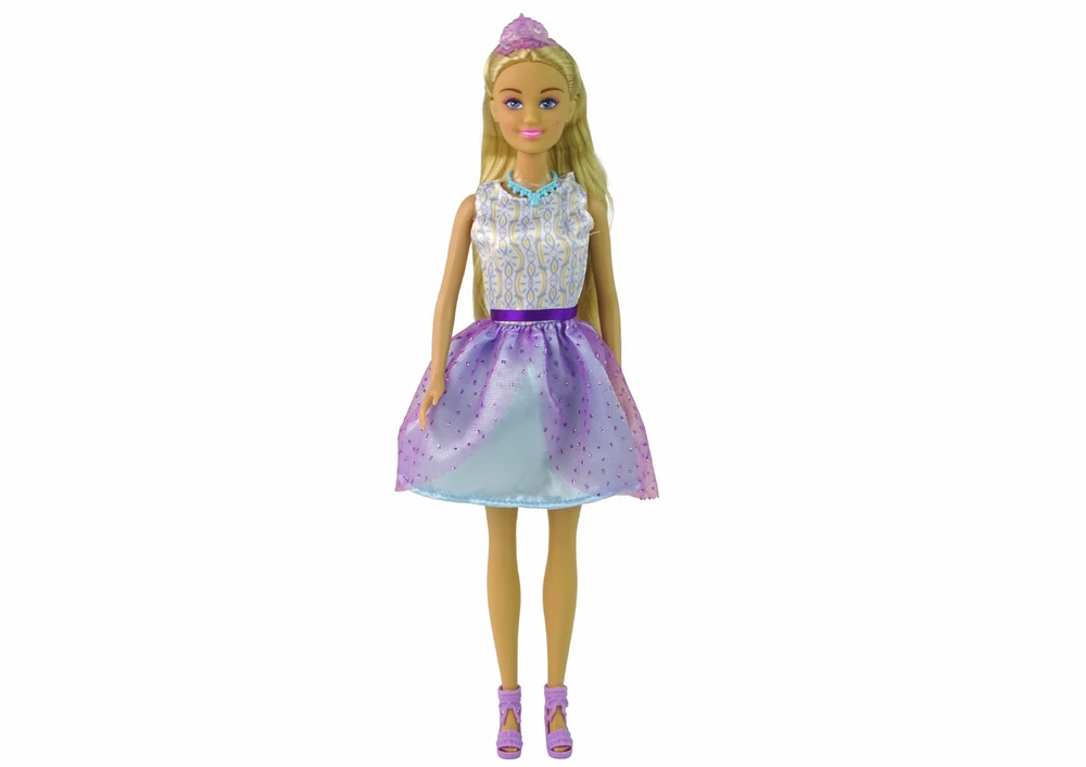 Lean Toys Lėlė Anlily princesė violetine suknele