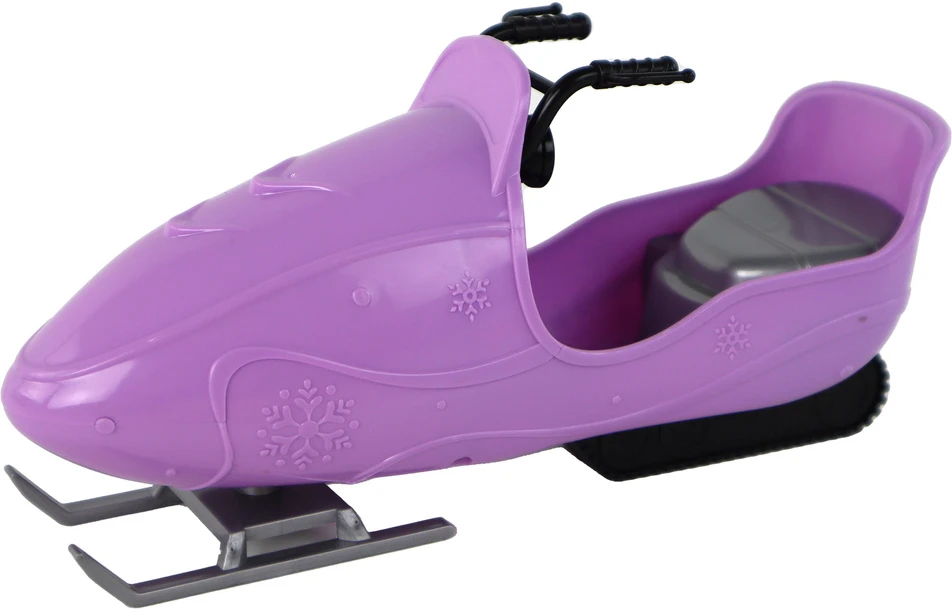Lean Toys Lėlė Anlily su žiemos sporto priedais