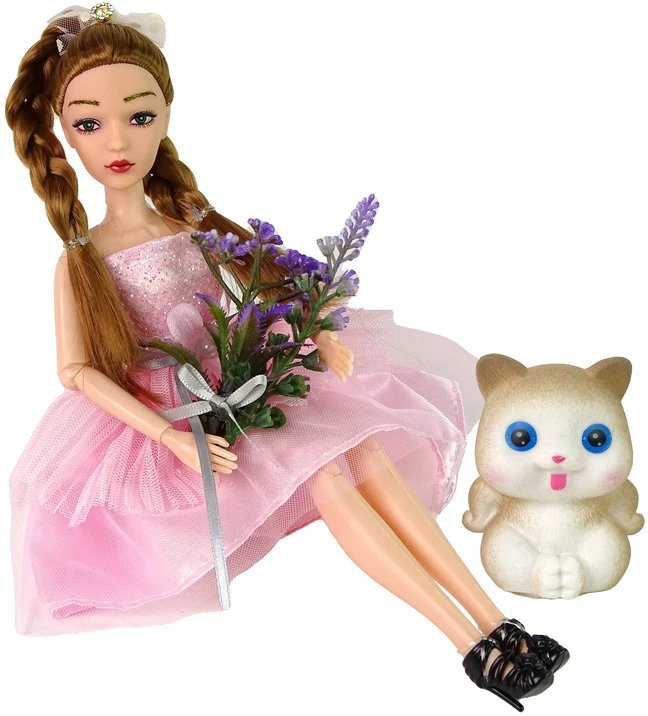 Lean Toys Lėlė Emily su priedais LeanToys