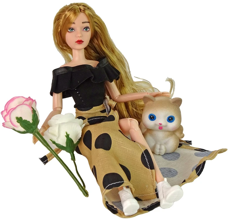 Lėlė Emily su aksesuarais Lean Toys