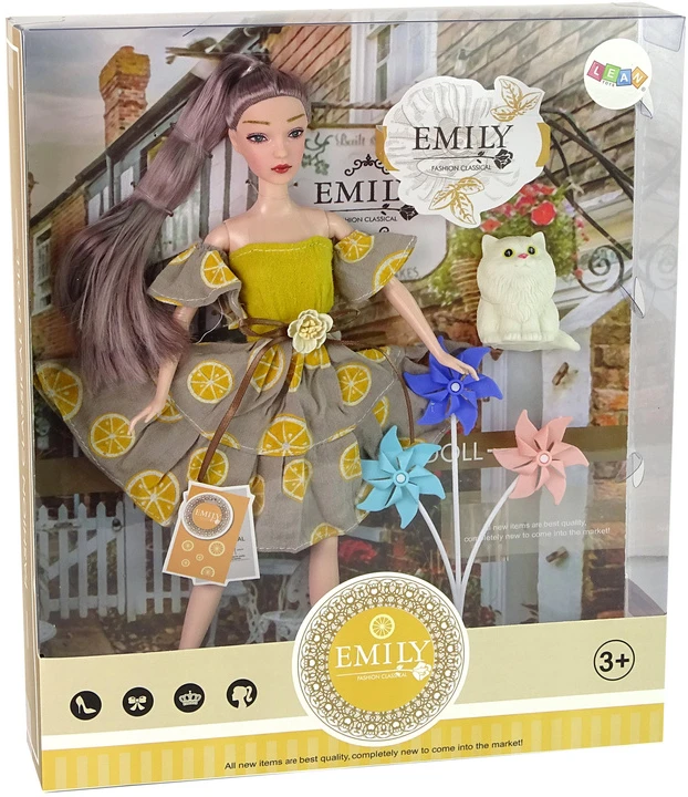 Lėlė Emily su žavinga kate Lean Toys