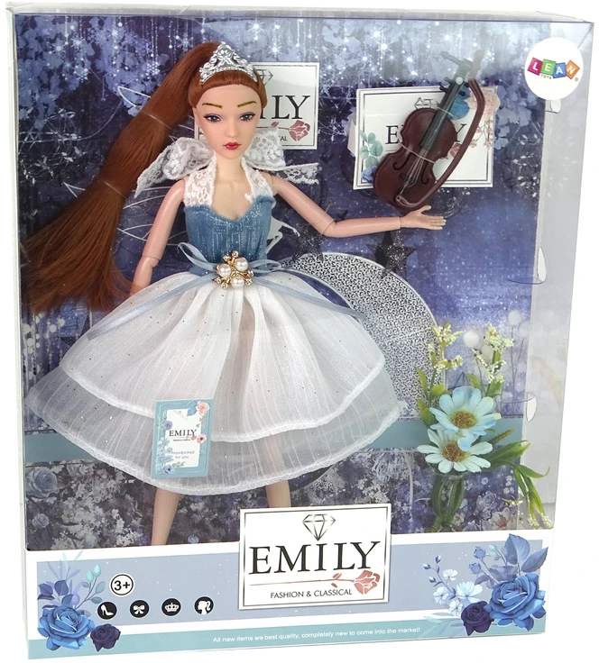Lean Toys Lėlė Emily Leantoys