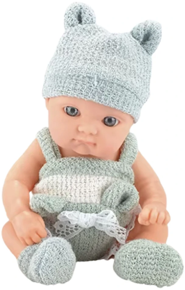 Lean Toys Lėlė kūdikis su antklode 18 cm