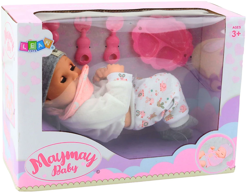 Lean Toys Lėlė kūdikis 28 cm