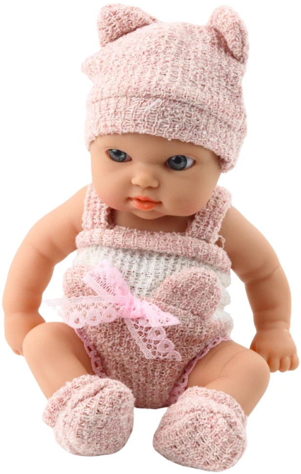 Lean Toys Lėlė kūdikis su antklode, 18 cm